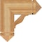 Ekena Millwork Funston Arts & Crafts Rough Sawn Bracket, Western Red Cedar, 6"W x 18"D x 18"H BKT06X18X18FST03RWR - alternate 2